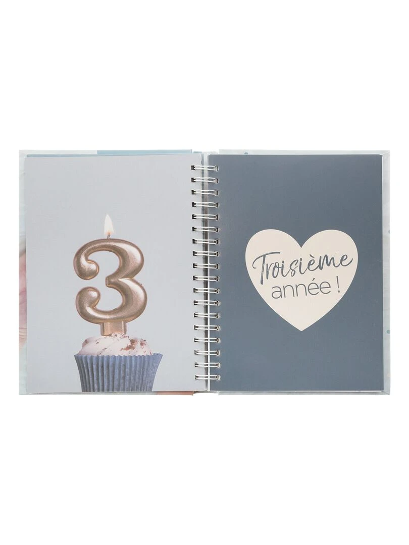 Livre de naissance 100 pages bleu   Bleu