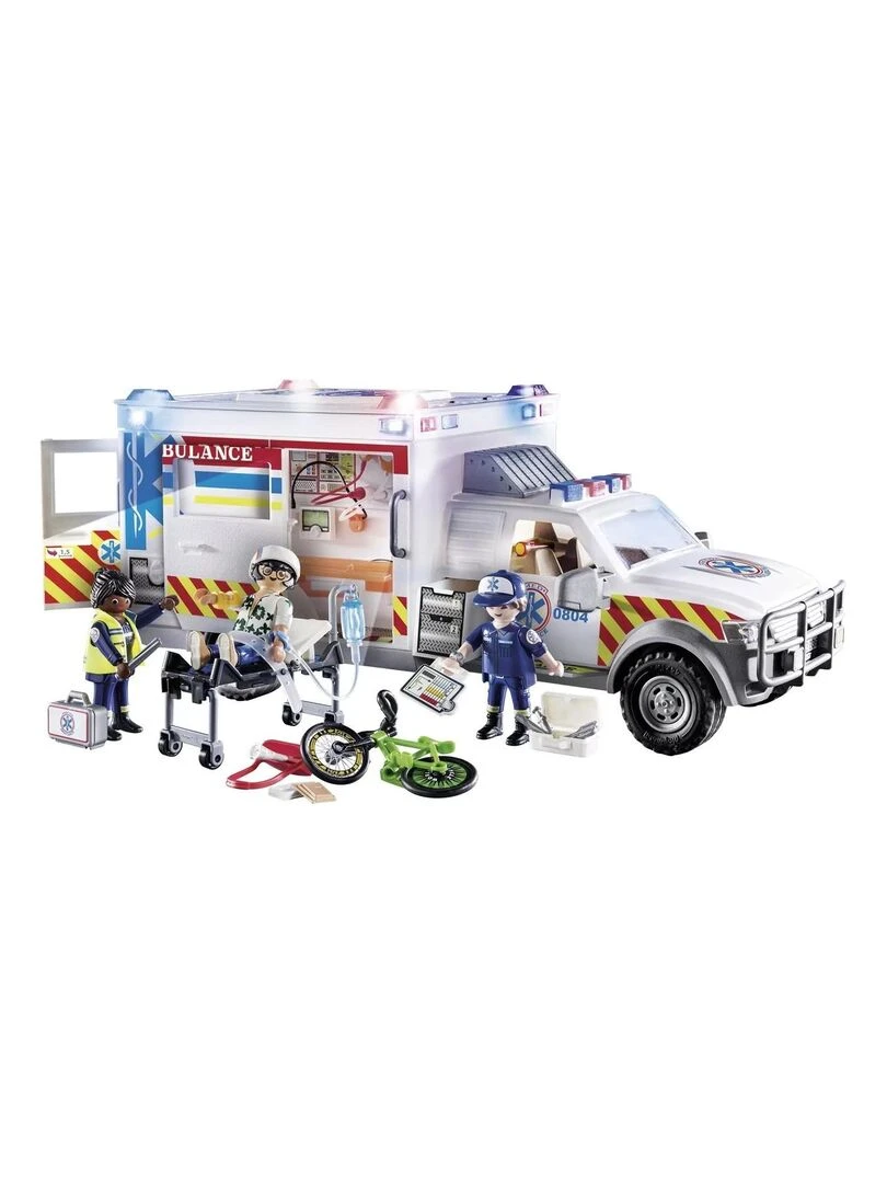 Playmobil 70936 City Action : Ambulance avec secouristes et blessé   N/A