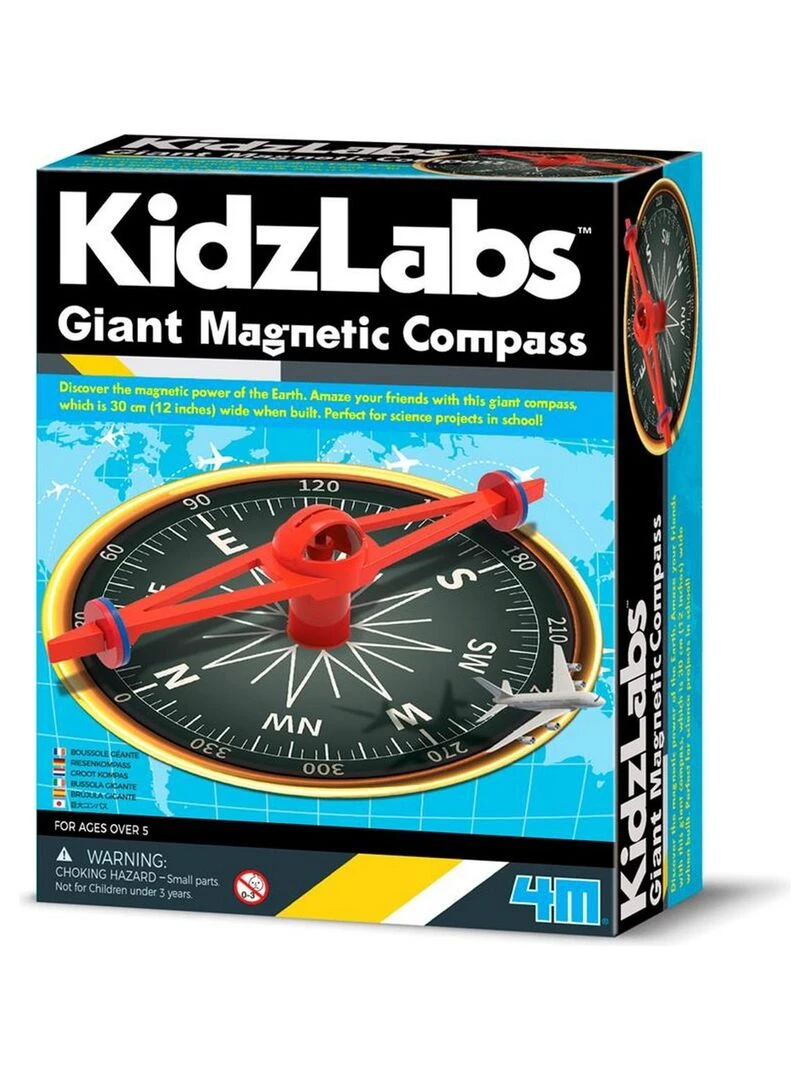 Boussole magnétique géante Kit de fabrication 30 cm N/A