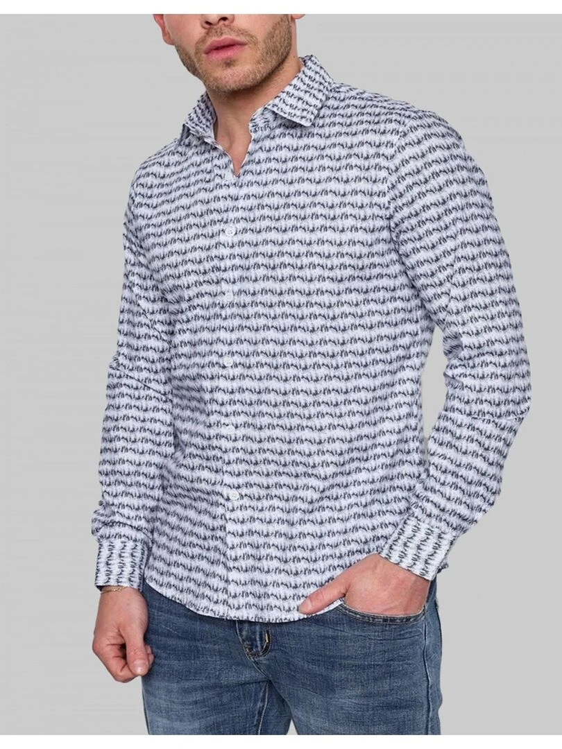 Veste rayé Lordissimo   Gris