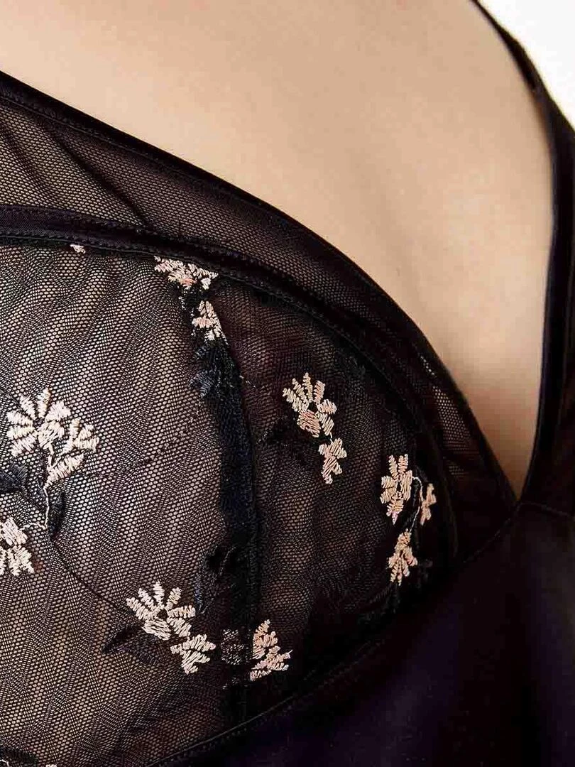 Nuisette COEUR JOYEUX   Brigitte Bardot Lingerie   Noir