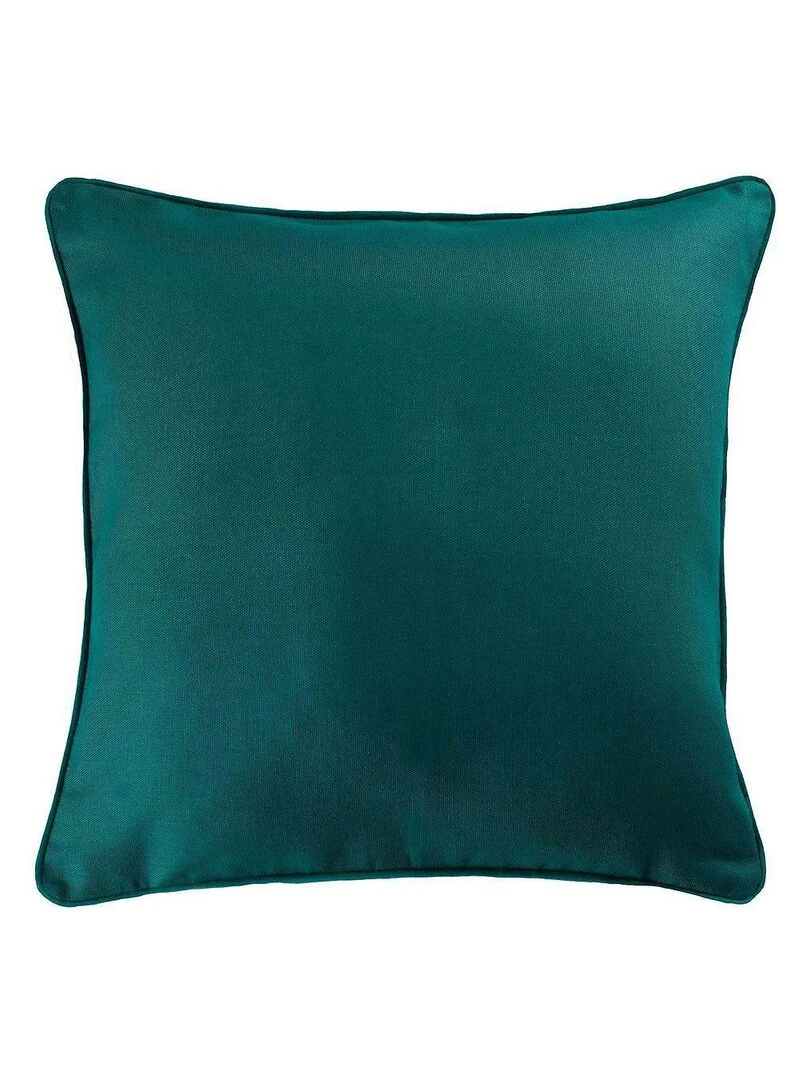 Housse de coussin déco Panama Vert émeraude
