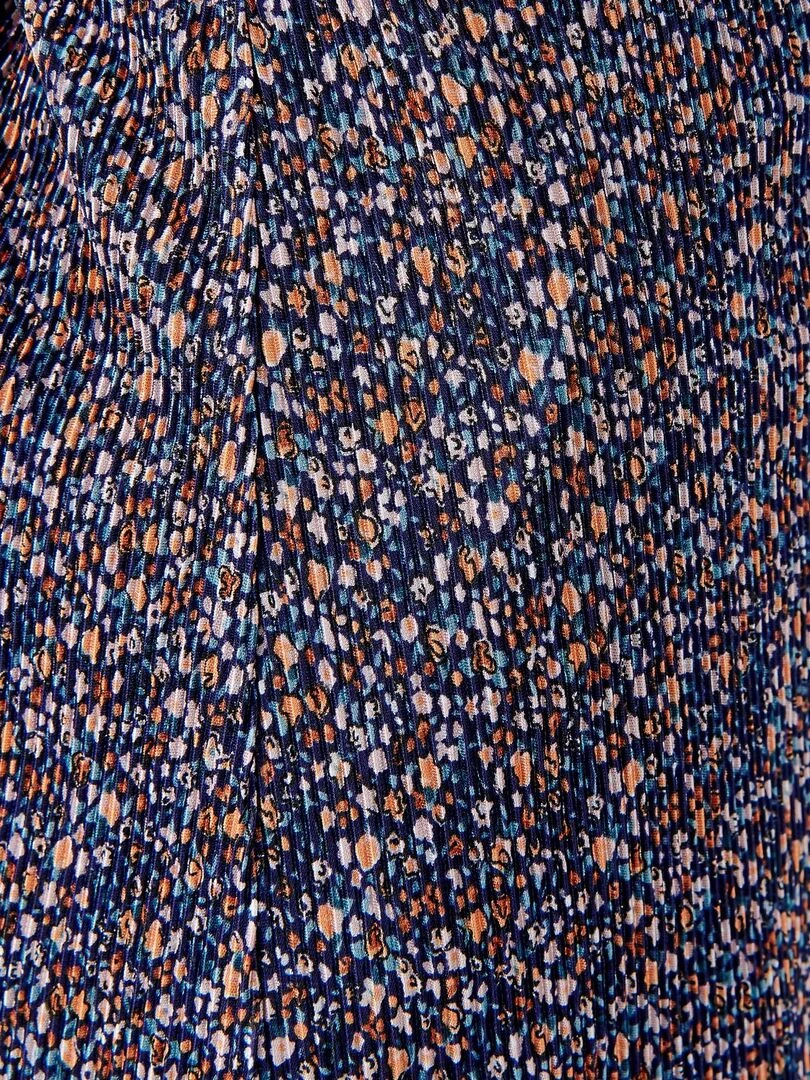 Chemisier plissé manches 3/4   Damart   Bleu marine