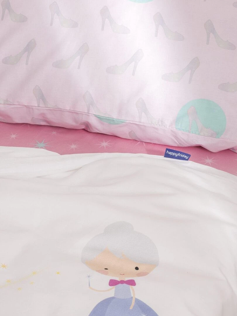 Parure housse de couette 2 pièces Pumpkin "Happyfriday"   Bleu Jaune