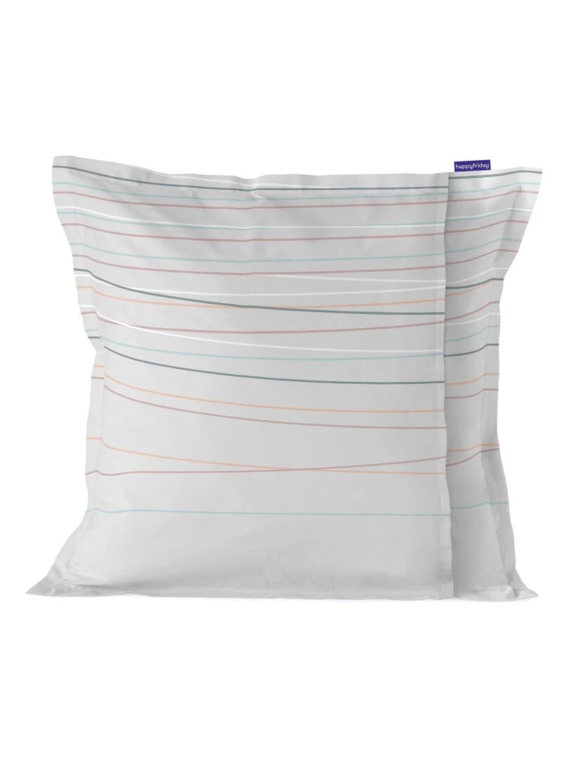 Housse de coussin Range "Happyfriday" Blanc