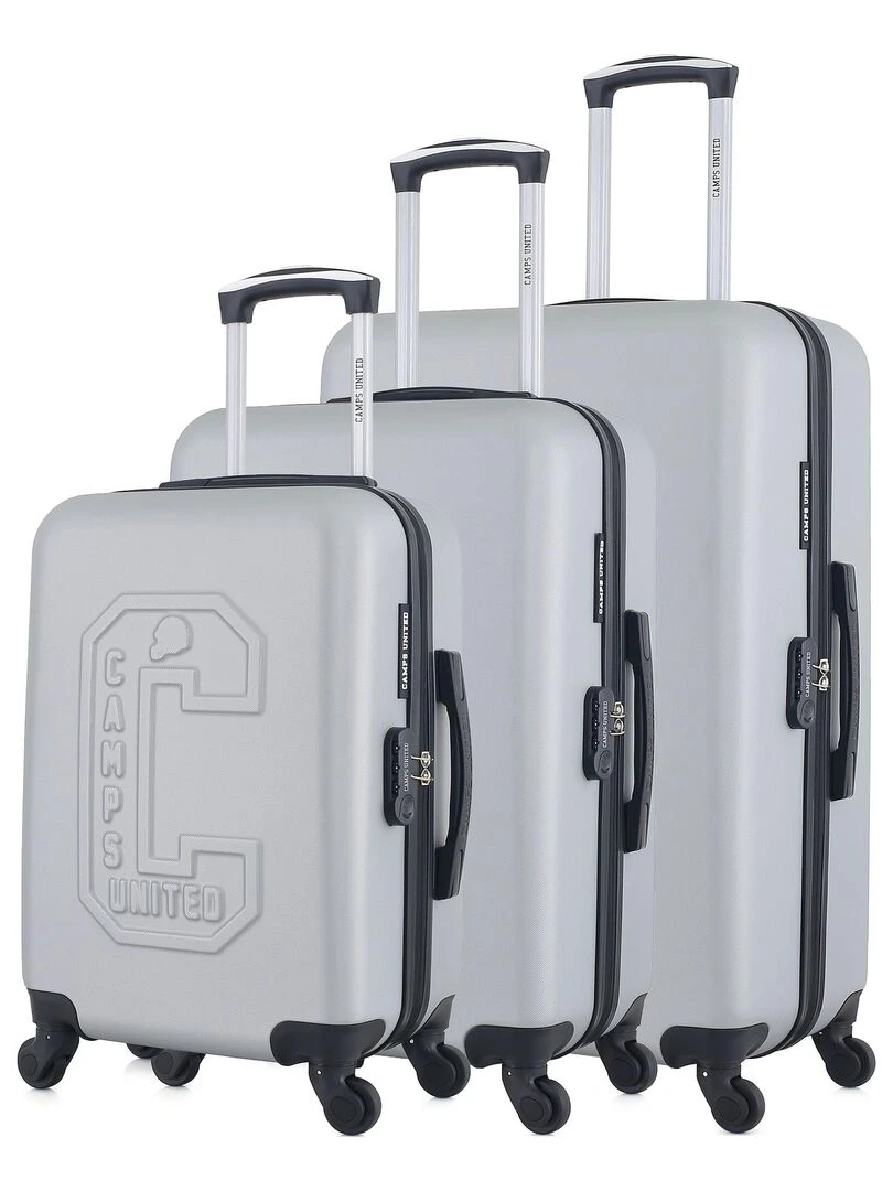 CAMPS UNITED SET DE 3 VALISES UCLA Gris