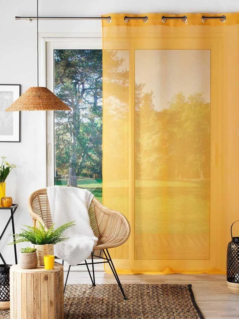 Panneau voile Sandra   Jaune