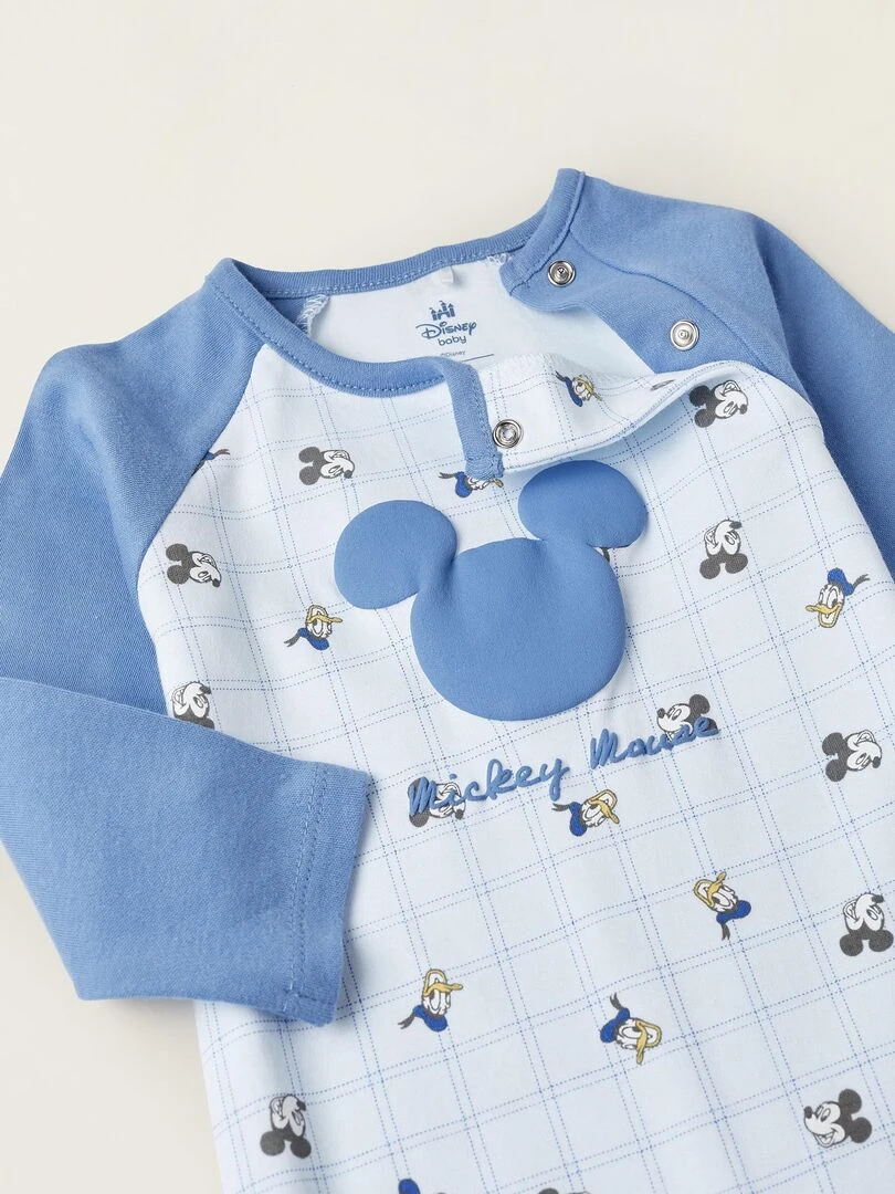 Grenouillère En Coton Pour Nouveau Né 'Mickey & Donald'  DISNEY CLASSICS   Bleu