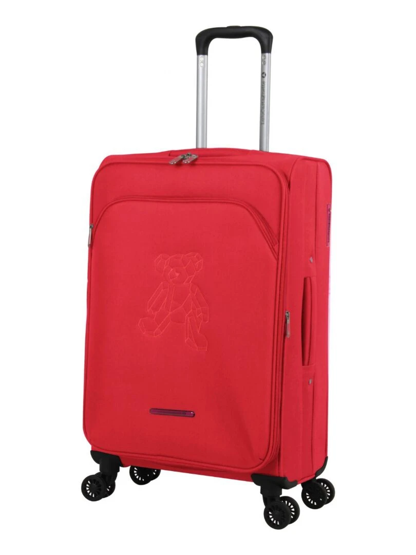 LULU CASTAGNETTE VALISE S TEDDYBEAR Rouge