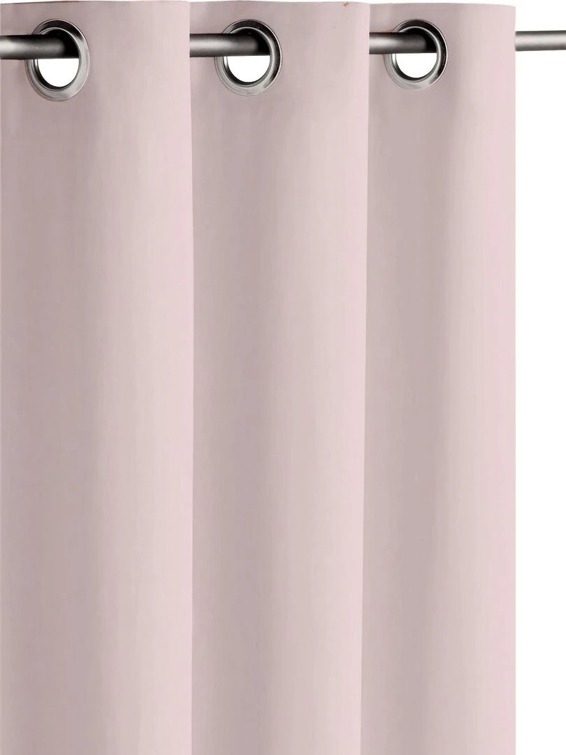 Rideau occultant 140x260 cm Rose poudré Rose