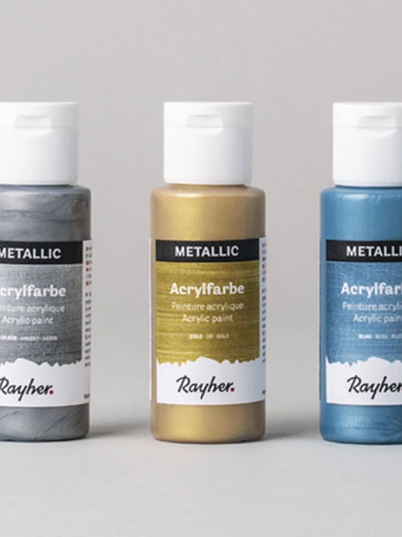 Kit de peintures acryliques métalliques   N/A