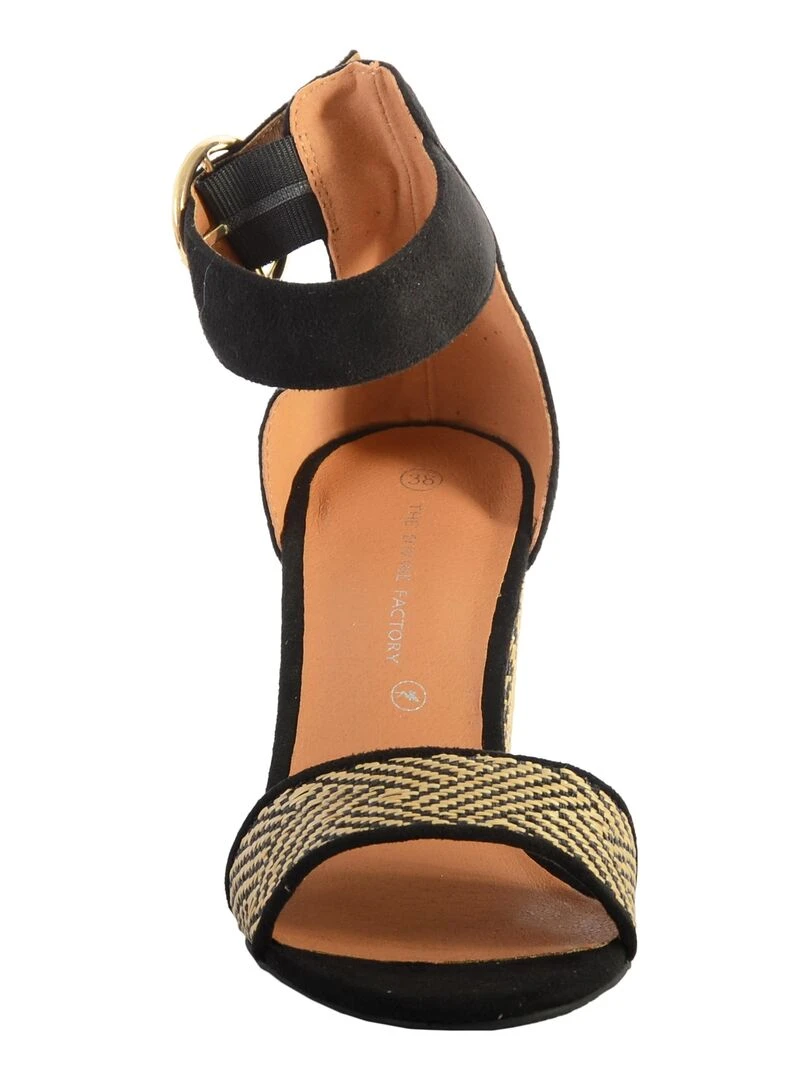 Sandale Talon The Divine Factory   Noir