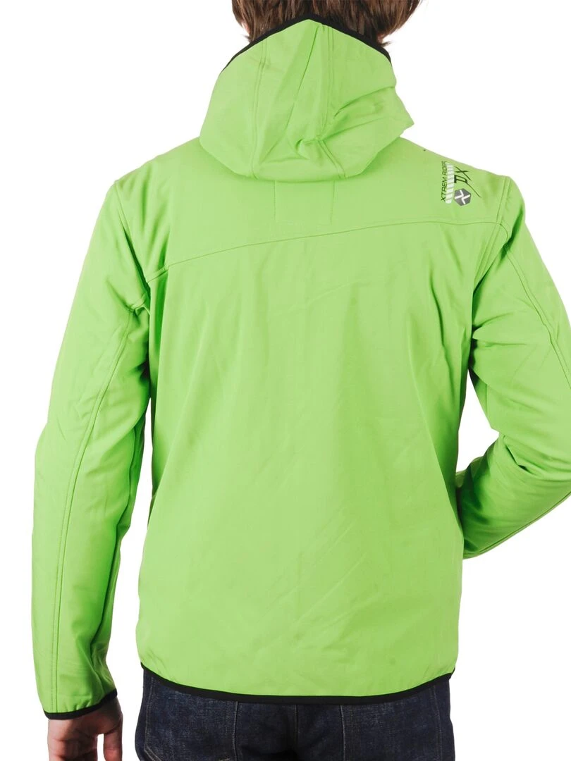 Blouson softshell homme CAMSO   PEAK MOUNTAIN   Vert anis