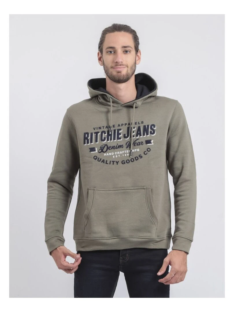 Sweat capuche WOMATIC Kaki