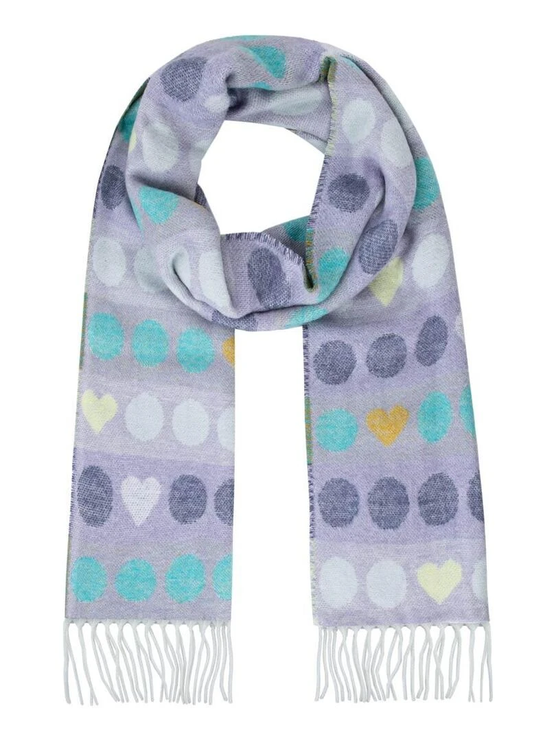 Echarpe Cashcryl Glam Fabriqué en France Gris