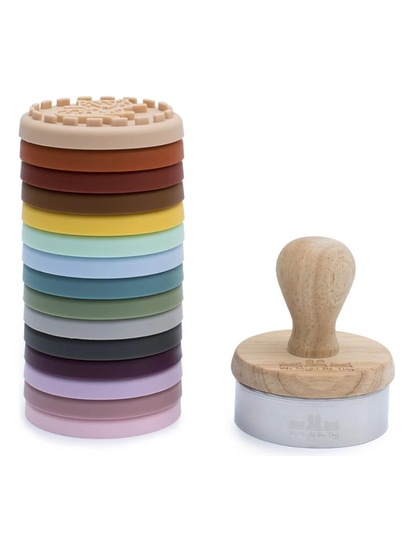 Lot de 15 tampons à pâtisserie animaux Multicolore