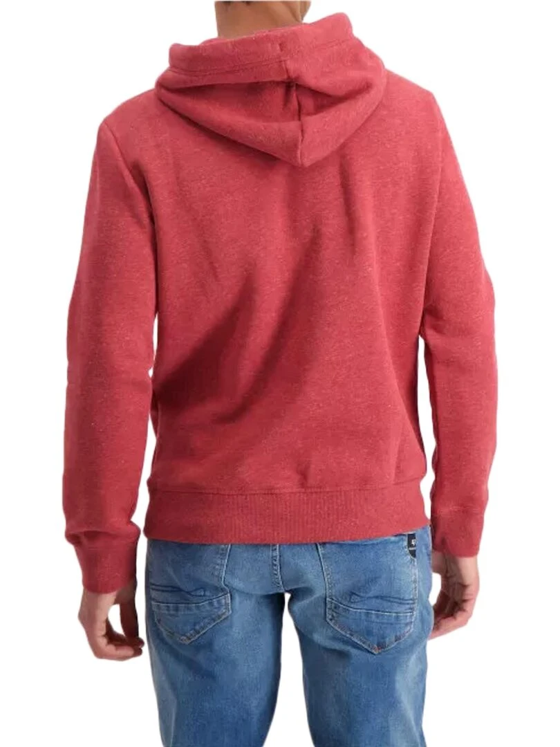 Sweat à Capuche Superdry Essential Logo Rouge