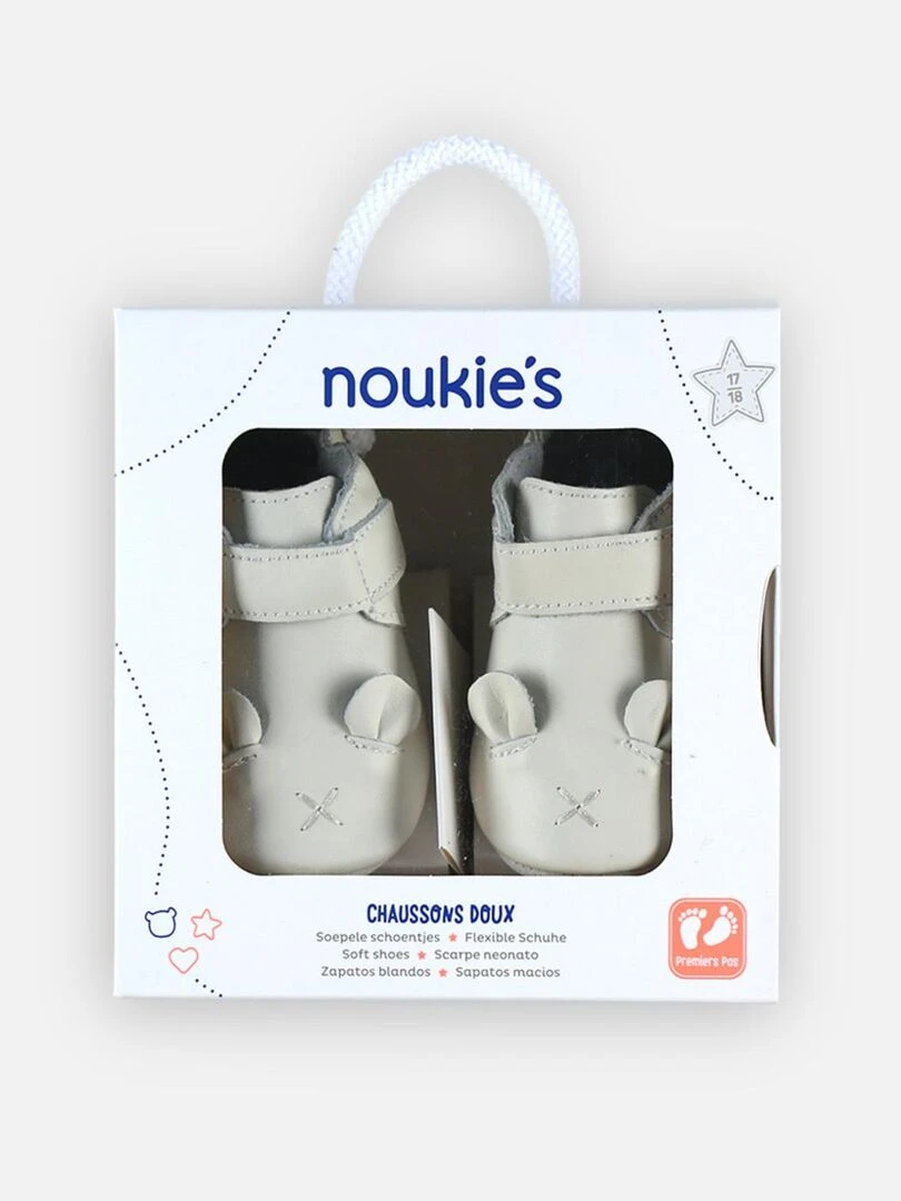 Chaussons en cuir    Noukie's   Beige