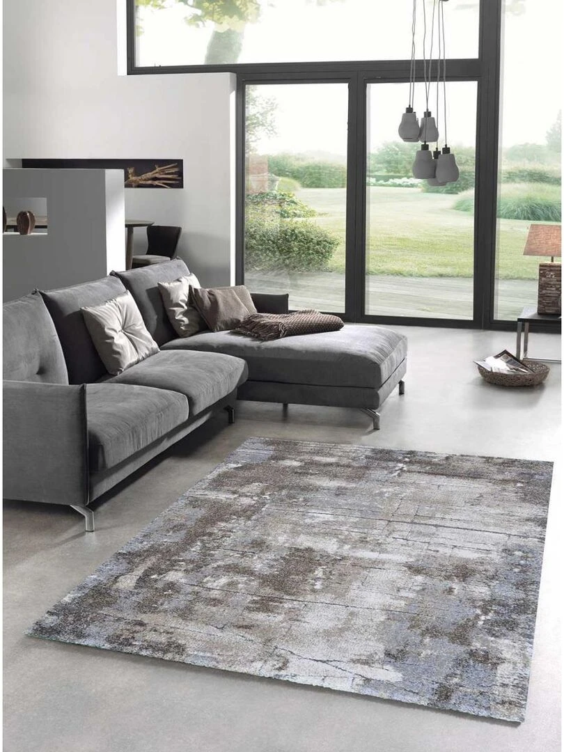 Tapis salon OXIVAN OEKO TEX®   Gris