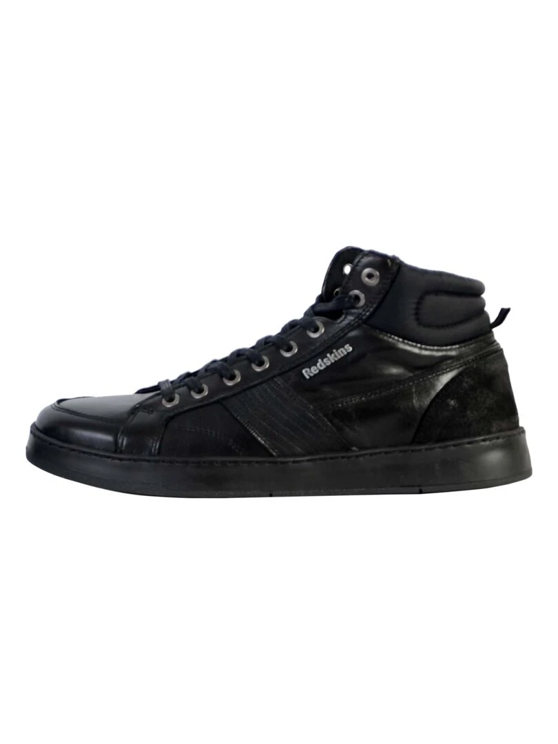 Basket Montante Cuir Redskins Sabal Noir