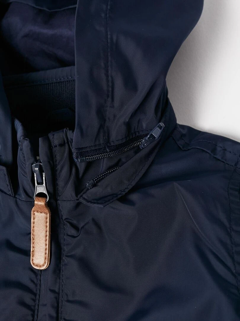 Manteau avec Capuche Amovible pour Bébé Garçon  ATLANTIC COMPANY   Bleu