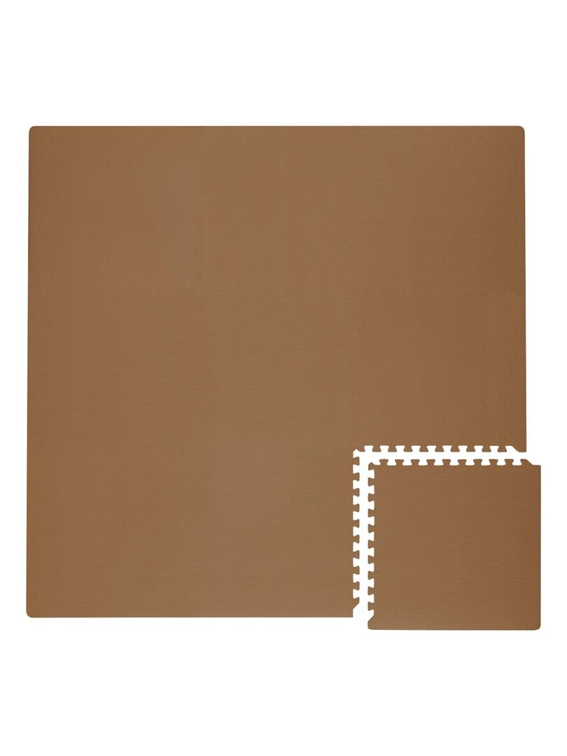Tapis de jeu mousse uni CLASSIC PLAYMAT Marron cappuccino