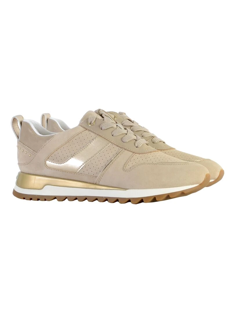 Basket Cuir Geox Tabelya D25AQA   Gris