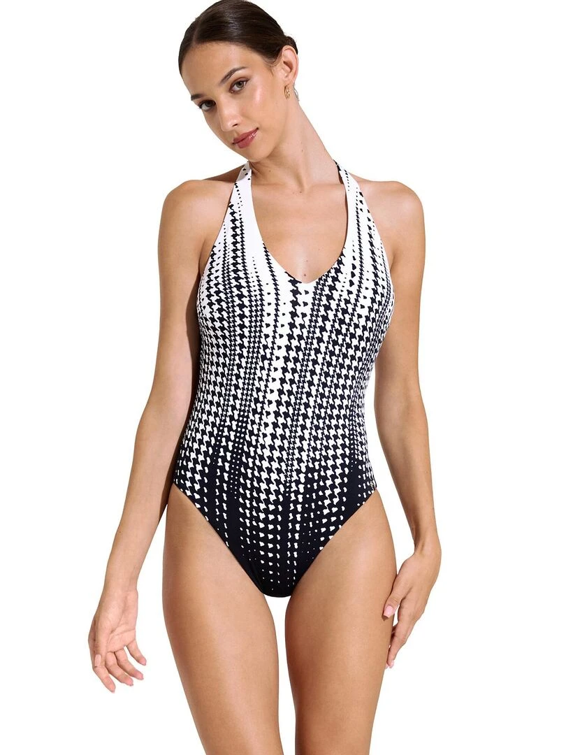 Maillot de bain une pièce dos nu sans armatures Quito Noir