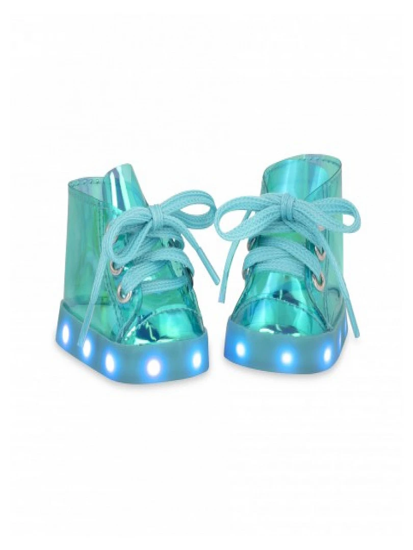 Baskets Lumineuses Bleues Pour Poupee 'our Generation' 46cm N/A