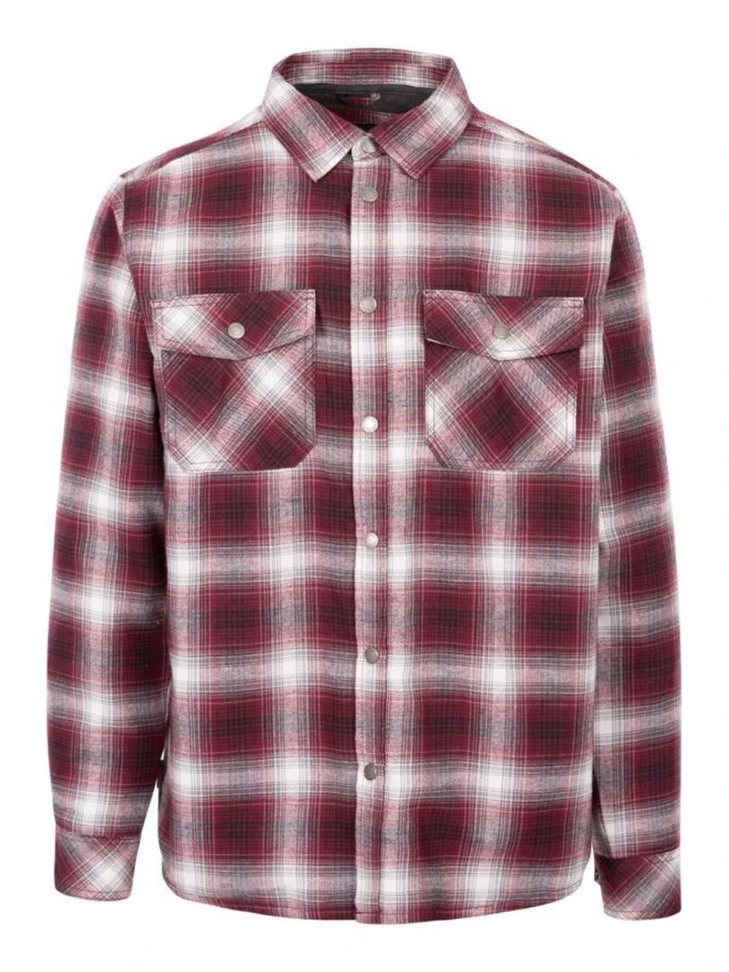 Trespass Chemise HALLAWOOD Bordeaux