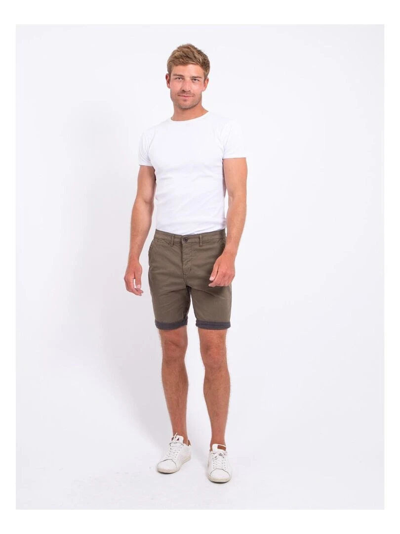 Bermuda chino BAZY   Kaki