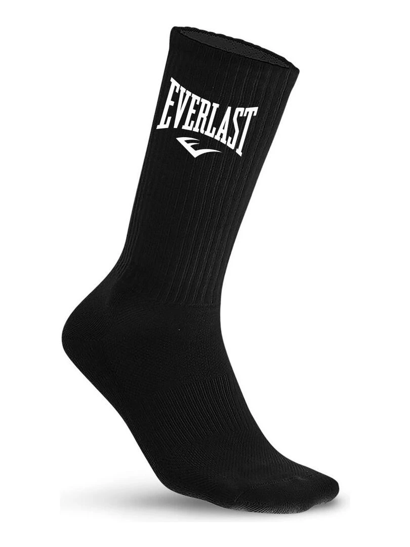 Lot de 12 Paires de Chaussettes Tennis assorties Everlast   Noir