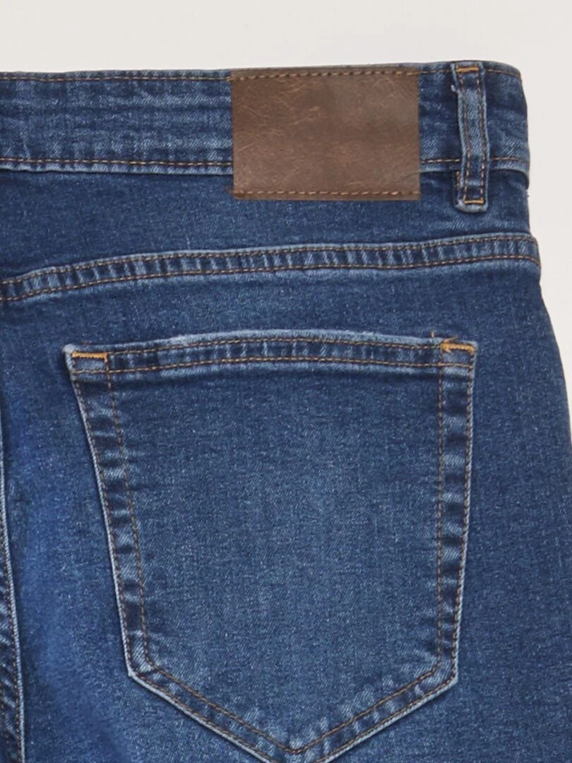 Jean slim à 5 poches   L34   Stone