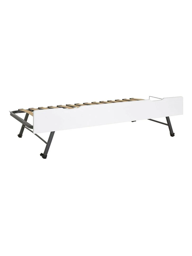 Sommier gigogne avec façade Romy AKITEN RETAIL Blanc