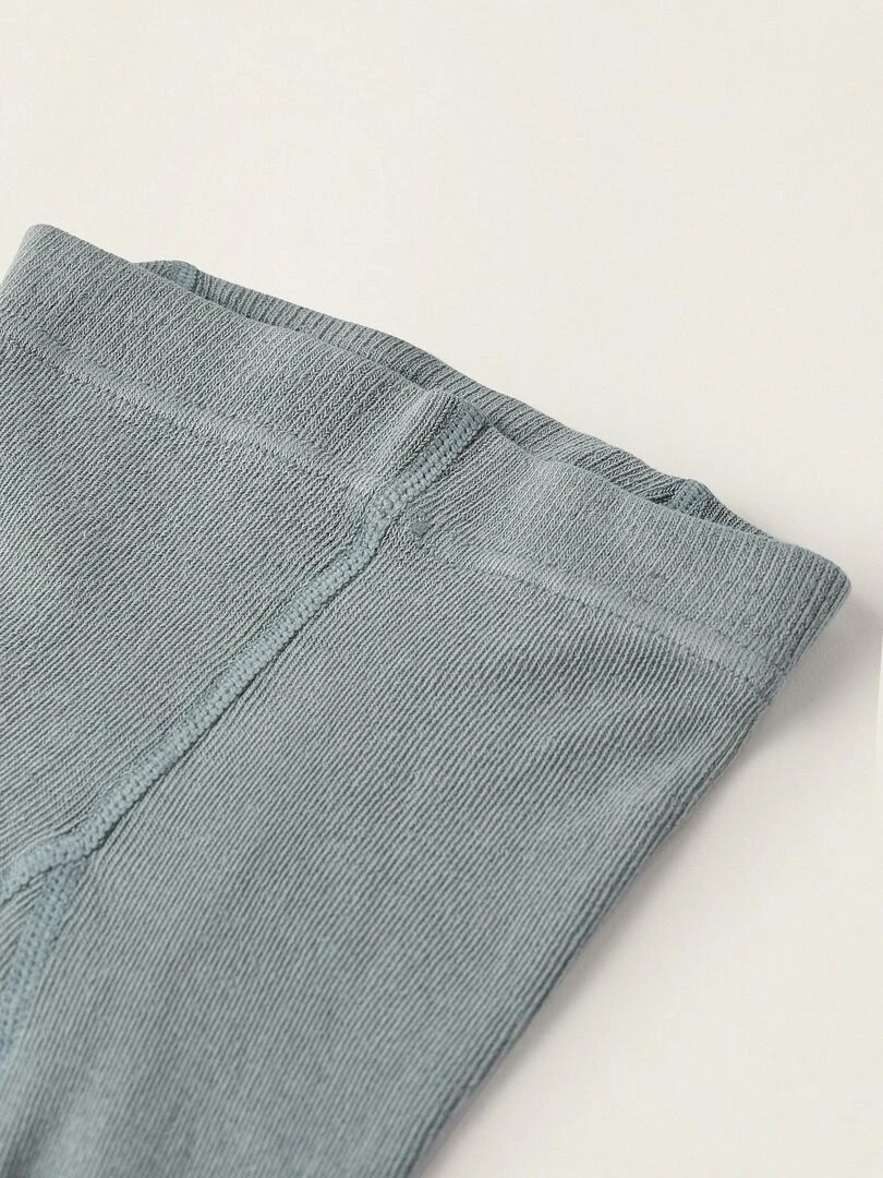 Collants en maille anti bouloches pour bébé fille ROYALS OFF DUTY Gris