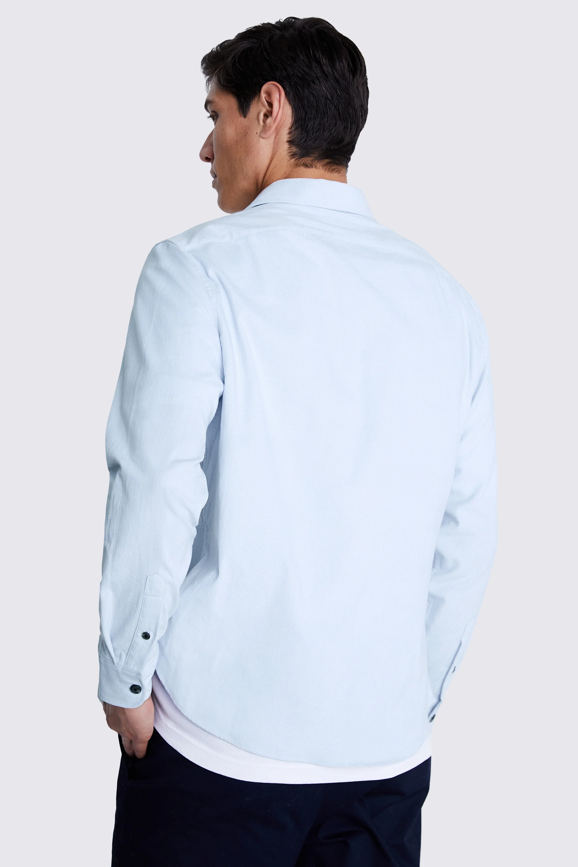 Slim Fit Sky Oxford Shirt   Buy Online at Moss