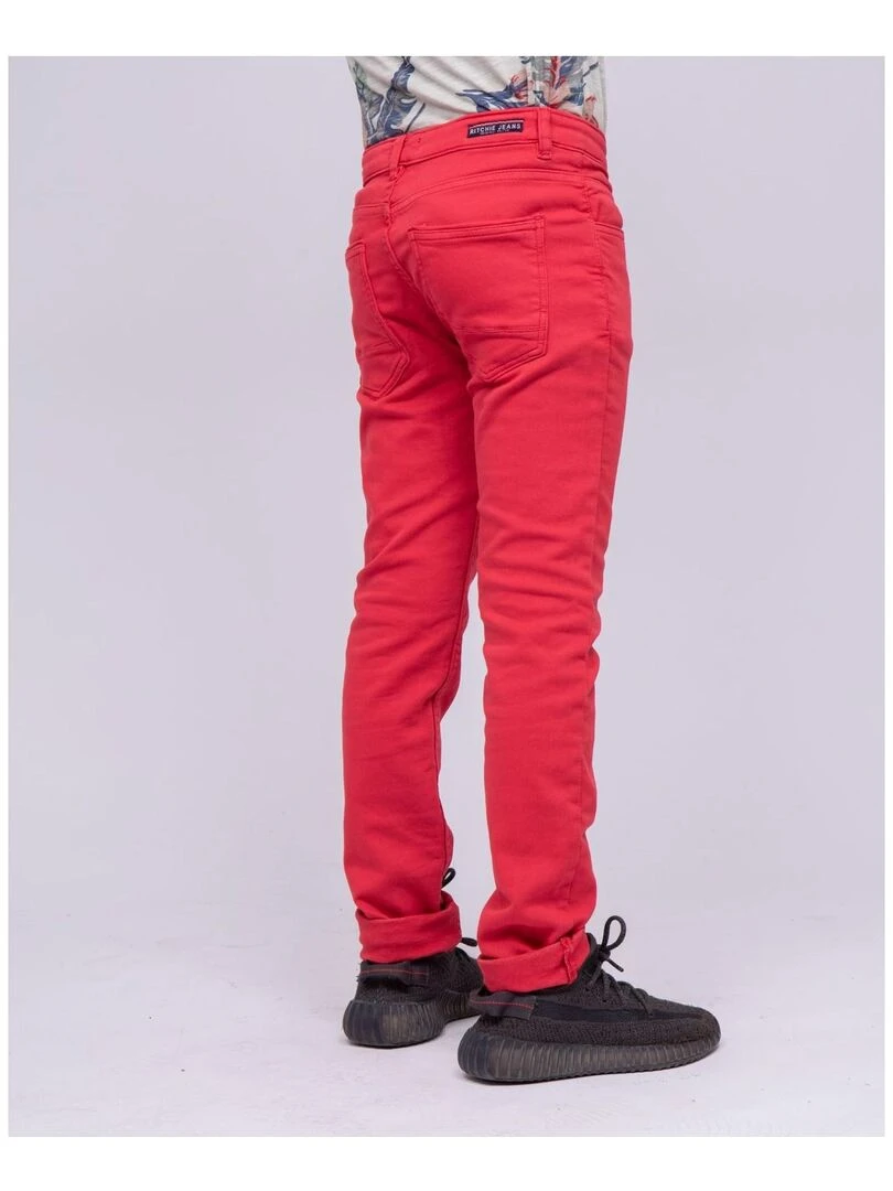 Pantalon chino CANDELO J Rouge