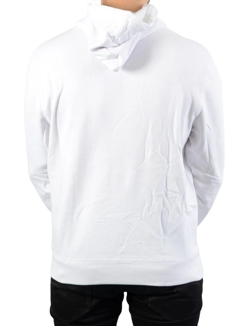 Sweat à Capuche Russell Athletic Iconic Tackle Twill Hoody Blanc