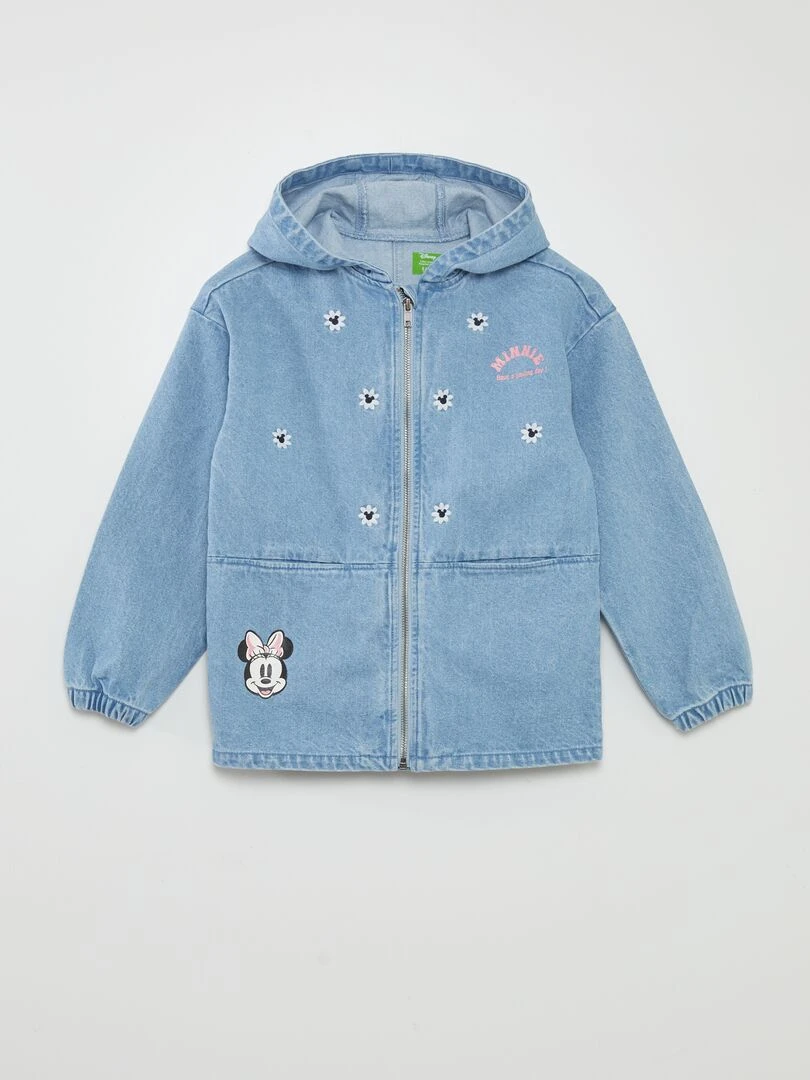 Veste denim à capuche 'Minnie' de 'Disney' Bleu