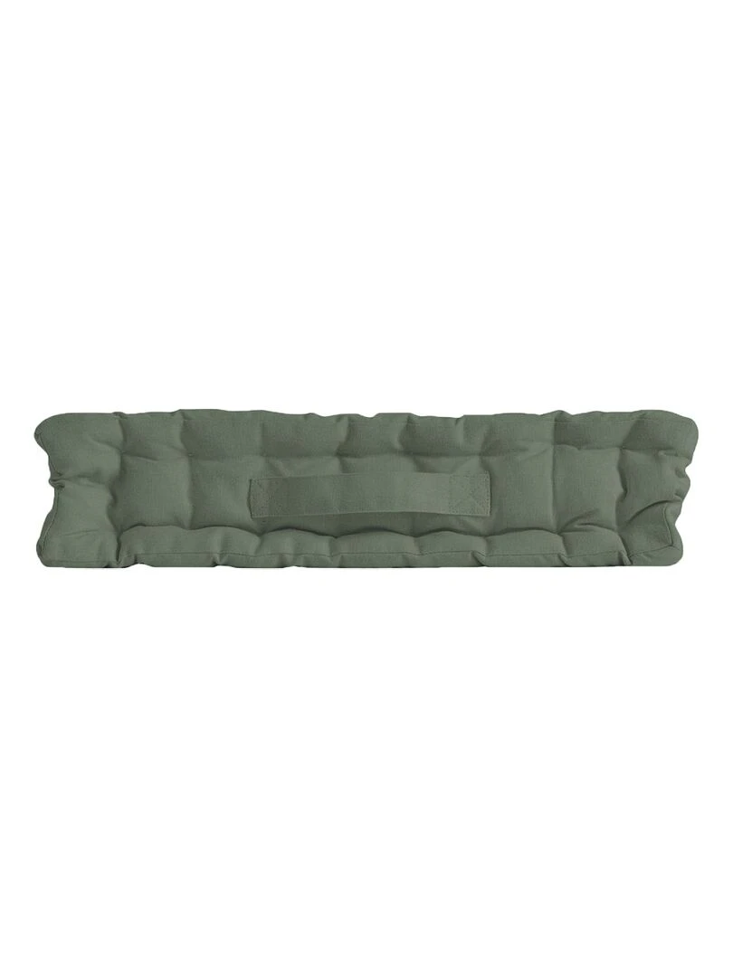 Coussin de sol 45x45 cm Pacifique kaki coton   Vert