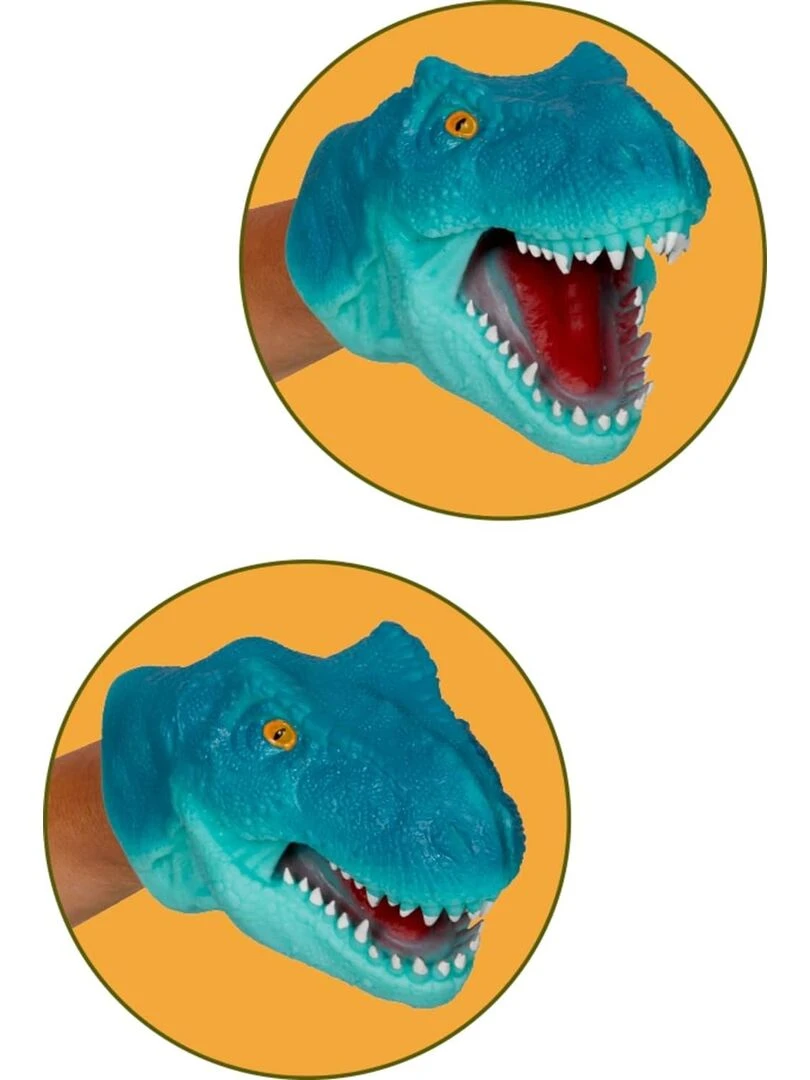 Marionnette Tyrannosaurus Rex T Rex World Bleu