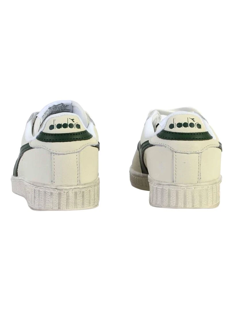 Basket Cuir Diadora Game L Low Waxed Unisex   Blanc