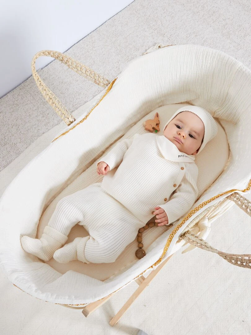 Box de naissance 'Welcome Baby' 5 pièces   Mixte   Ecru