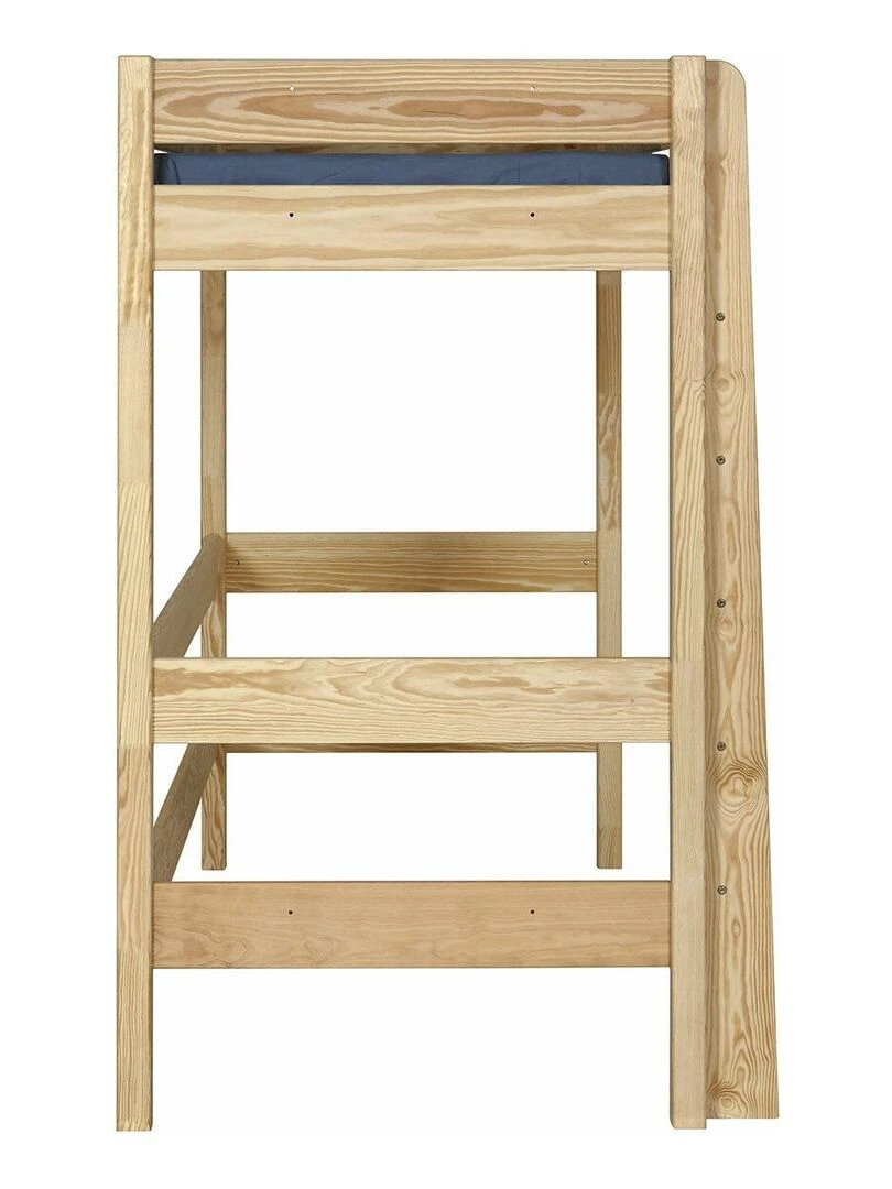 Pack lit mezzanine avec matelas Clea   AKITEN RETAIL   Marron