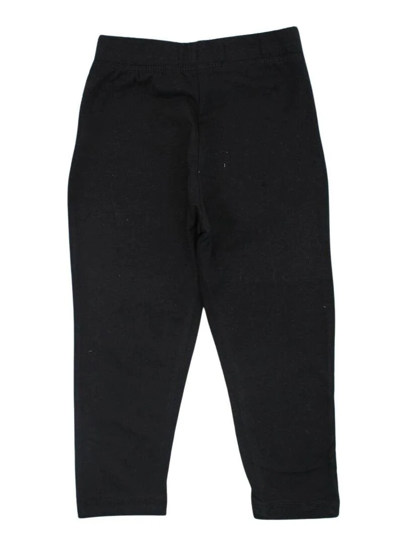 Lee Cooper Legging fille imprimé logo en coton Noir