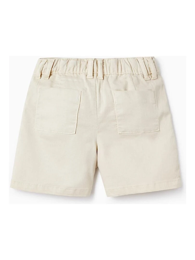 Shorts en sergé de coton pour fille ATLANTIC COMPANY Beige clair