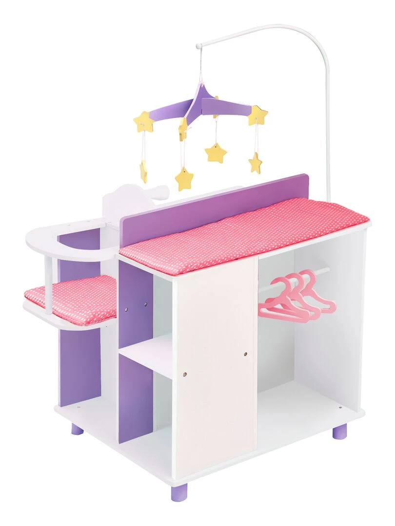 Table à langer poupon poupée Little Princess rangement meuble bois jeux TD 0203A   N/A