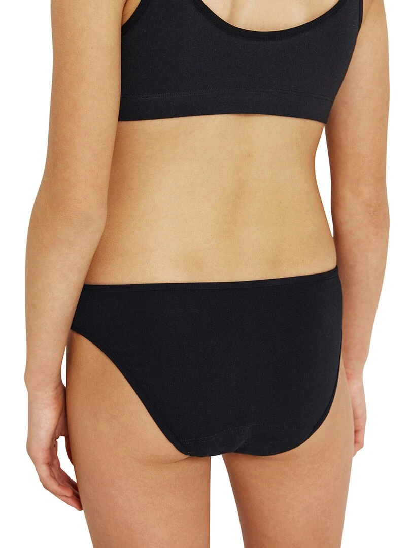 Culotte pour règles fille Belle et Culottée Girl by   Noir