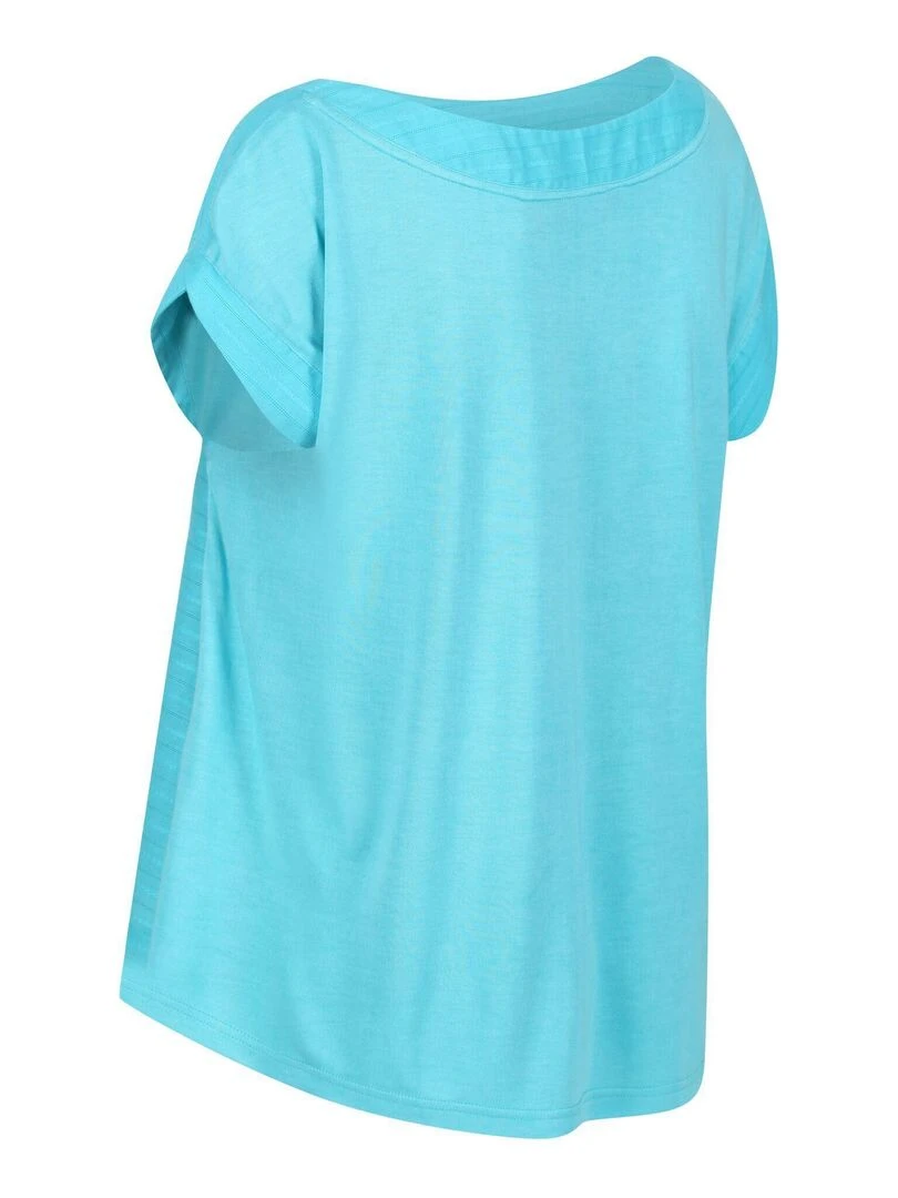 Regatta   T shirt ADINE   Bleu Vert Blanc