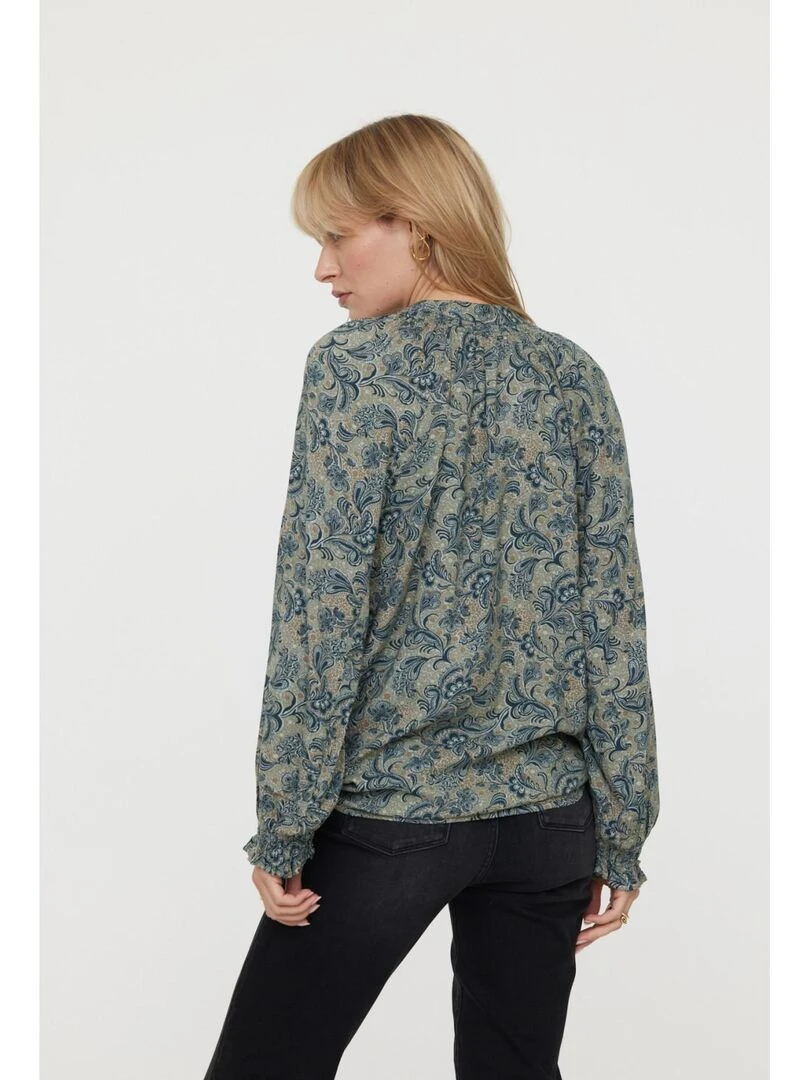 Lee Cooper   Blouse manches longues polyester regular MALYA   Kaki